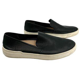 Via Spiga Black Leather Athletic Sneakers | Size 8